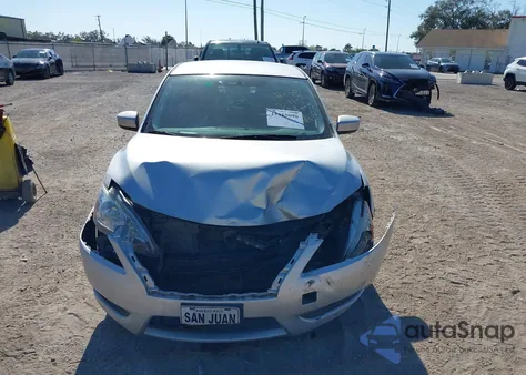 2014 Nissan Sentra Sv из США, поврежденный, VIN 3N1AB7APXEY222807